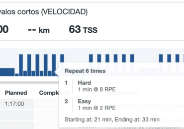 ¿Los Entrenamientos de Velocidad son también de técnica?